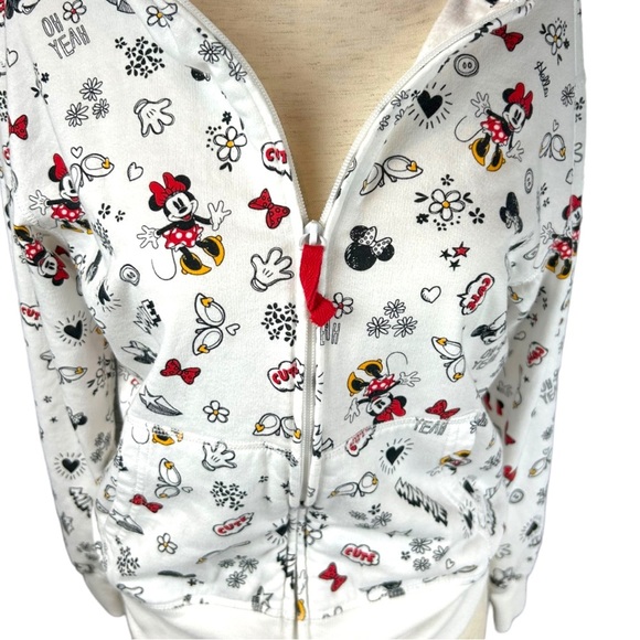 Disney Parks Mini Mouse Zip-Up Hoodie Size XS - Picture 2 of 10